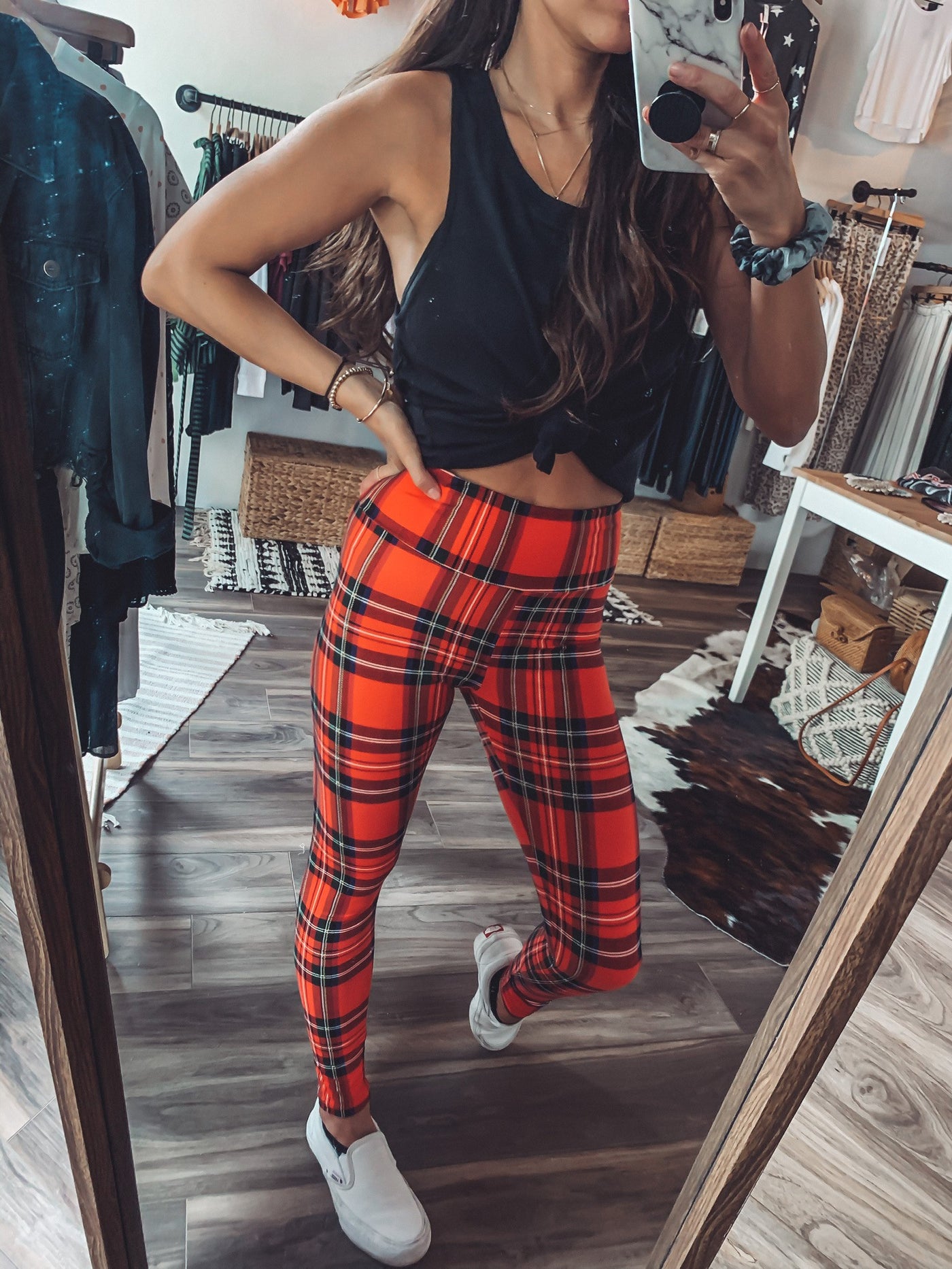 Plaid Leggings