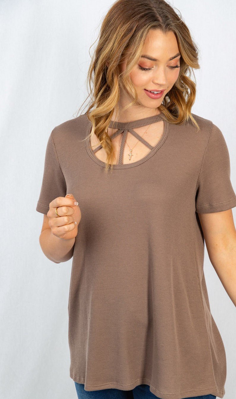 Strappy Short Sleeve