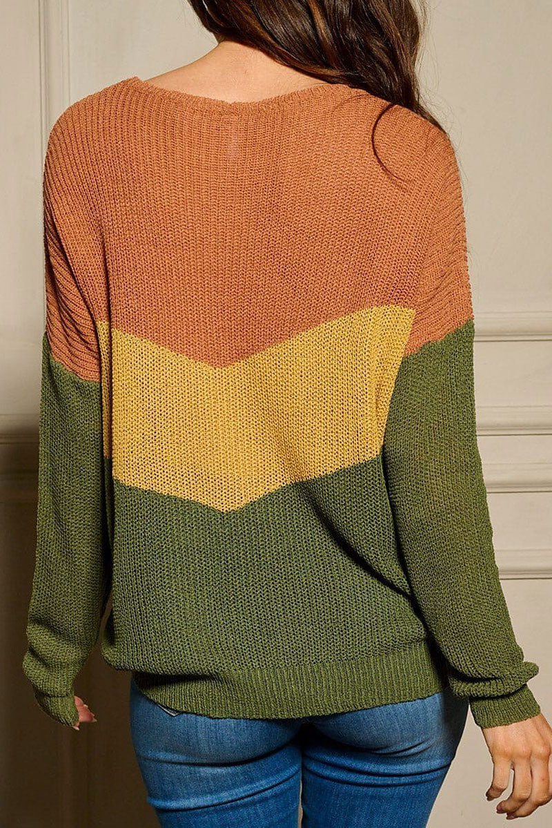 Colorblock Sweater