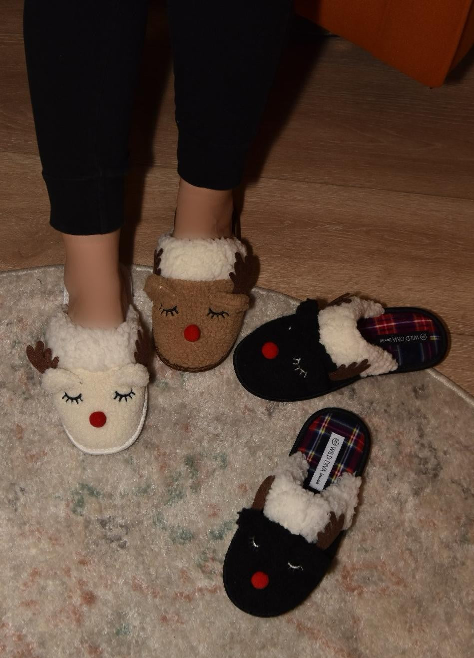 Reindeer Slippers